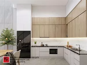 Thiết kế nội thất nhà phố 3 tầng hiện đại tại Phan Thiết